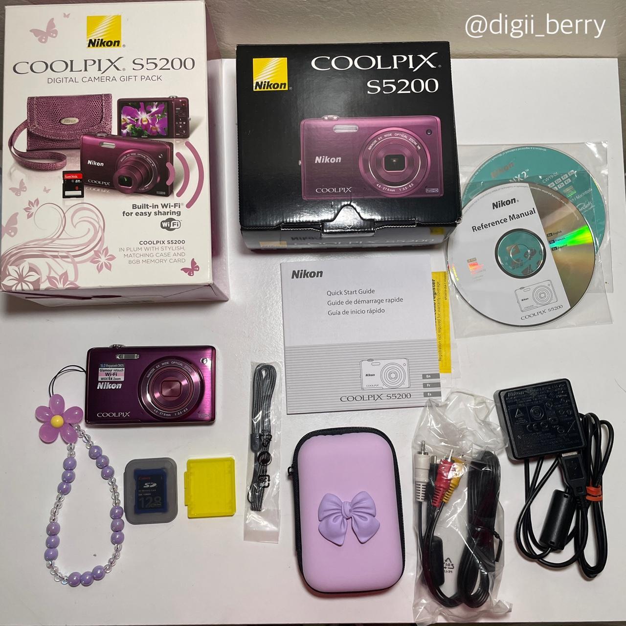 Geniune 💜 Nikon Coolpix S5200 💜 PreOwned