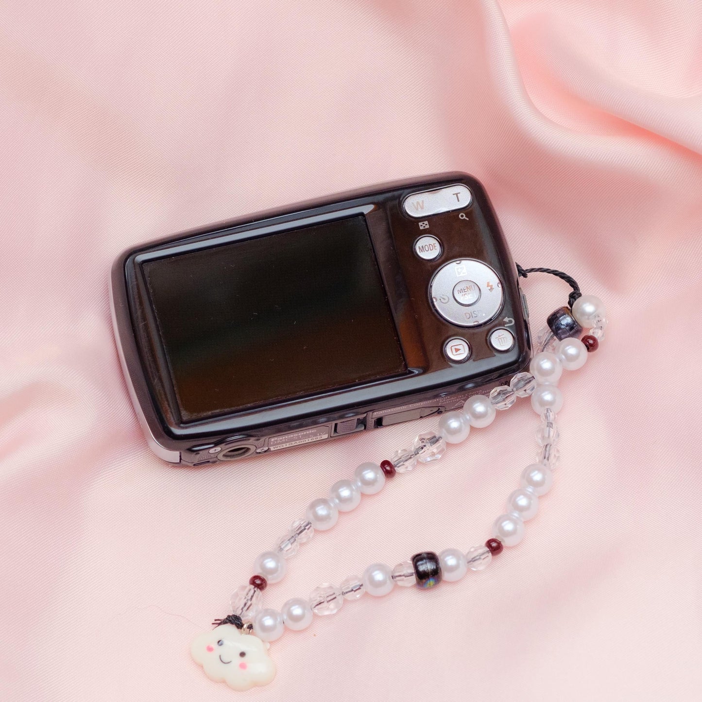 Geniune Lumix S1 Cute y2k Aesthetic Digicam with Beaded Strap PreOwned
