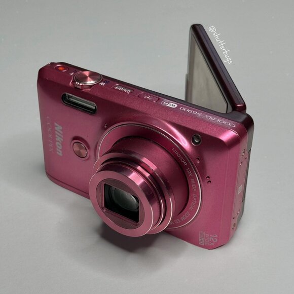 Geniune Nikon Coolpix S6900 Pink Digital Camera Bundle Pre-Owned🫧⋆ ₊˚🎀 RARE Hot Pink Digicam