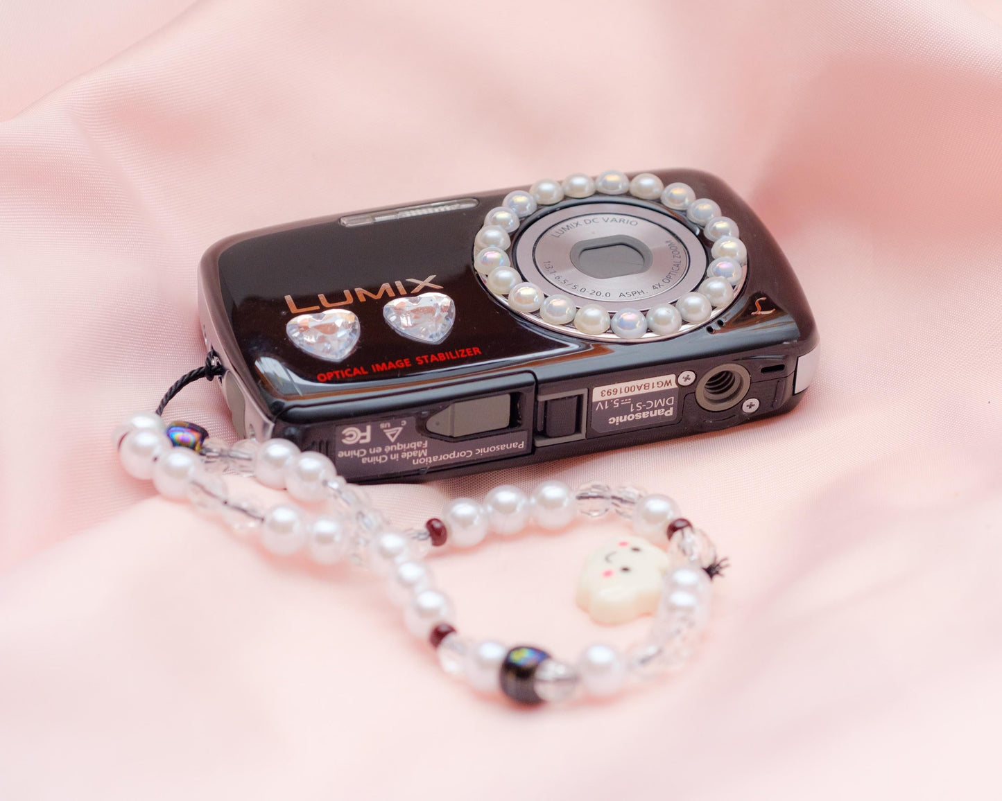 Geniune Lumix S1 Cute y2k Aesthetic Digicam with Beaded Strap PreOwned