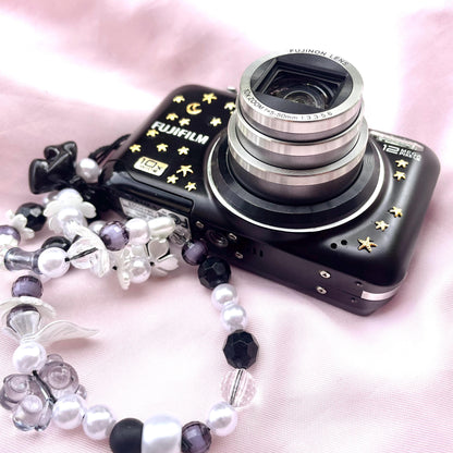 Geniune Fujifilm Finepix JZ310 y2k aesthetic decorated digicam with beaded strap, full set PreOwned