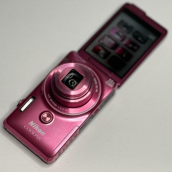 Geniune Nikon Coolpix S6900 Pink Digital Camera Bundle Pre-Owned🫧⋆ ₊˚🎀 RARE Hot Pink Digicam