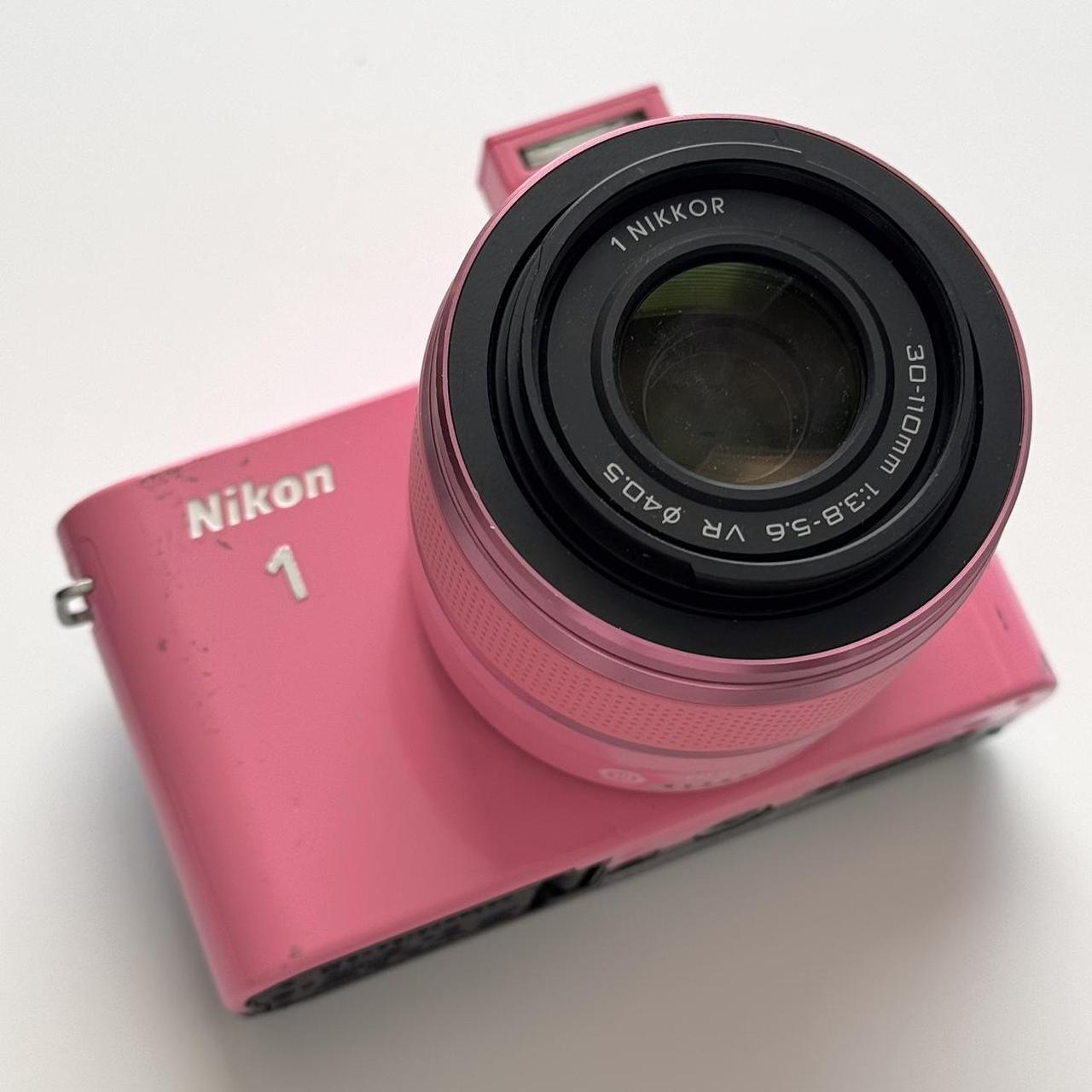 Geniune Pre-Owend Nikon 1 J1 Pink Mirrorless Digital Camera 🎀 ₊˚ ⊹ 💗