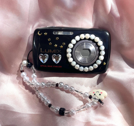 Geniune Lumix S1 Cute y2k Aesthetic Digicam with Beaded Strap PreOwned