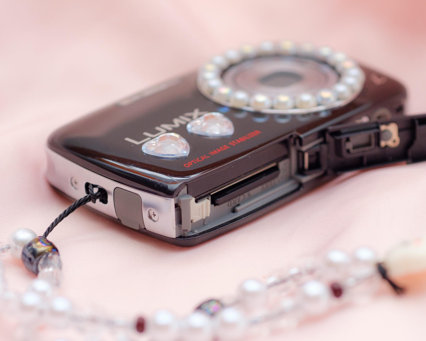 Geniune Lumix S1 Cute y2k Aesthetic Digicam with Beaded Strap PreOwned