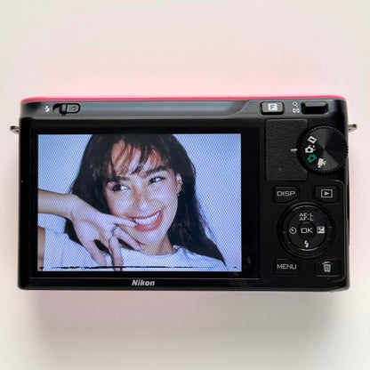 Geniune Pre-Owend Nikon 1 J1 Pink Mirrorless Digital Camera 🎀 ₊˚ ⊹ 💗