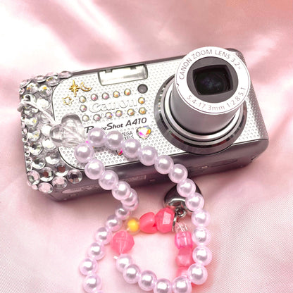Geniune Canon Poweshot A410 Cute Y2k Aesthetic decorated digital camera, has flaw! READ DESCRIPTION PreOwned