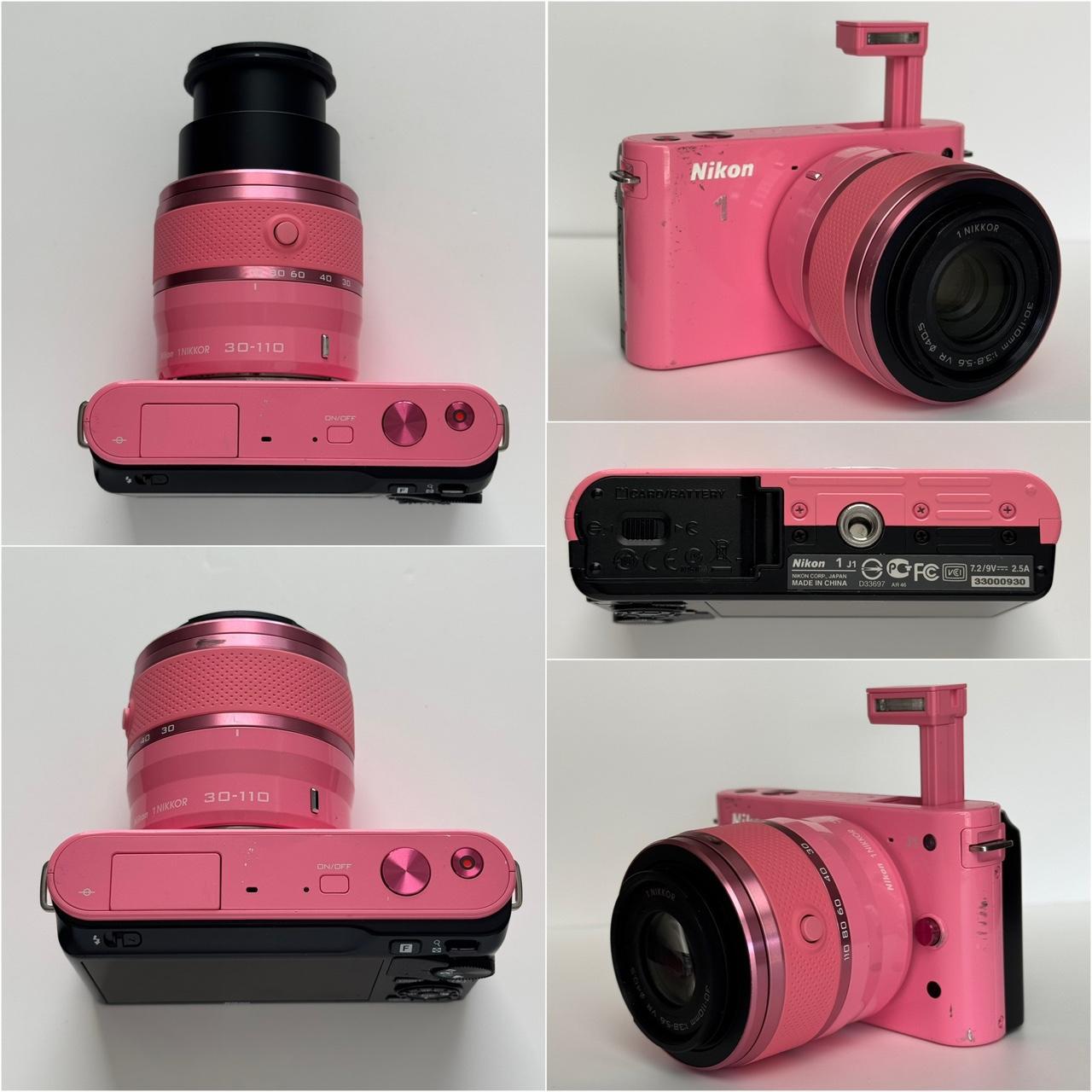 Geniune Pre-Owend Nikon 1 J1 Pink Mirrorless Digital Camera 🎀 ₊˚ ⊹ 💗
