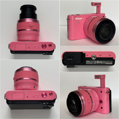 Geniune Pre-Owend Nikon 1 J1 Pink Mirrorless Digital Camera 🎀 ₊˚ ⊹ 💗