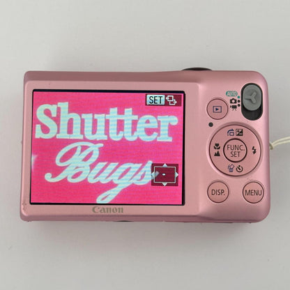 Geniune Pre-Owend Canon PowerShot Elph SD1300 IS Digital Camera 🌸 ˚ ₊・ Baby Pink Bundle