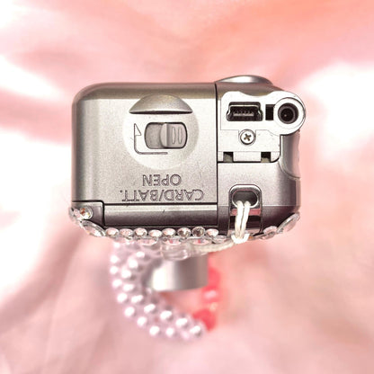 Geniune Canon Poweshot A410 Cute Y2k Aesthetic decorated digital camera, has flaw! READ DESCRIPTION PreOwned