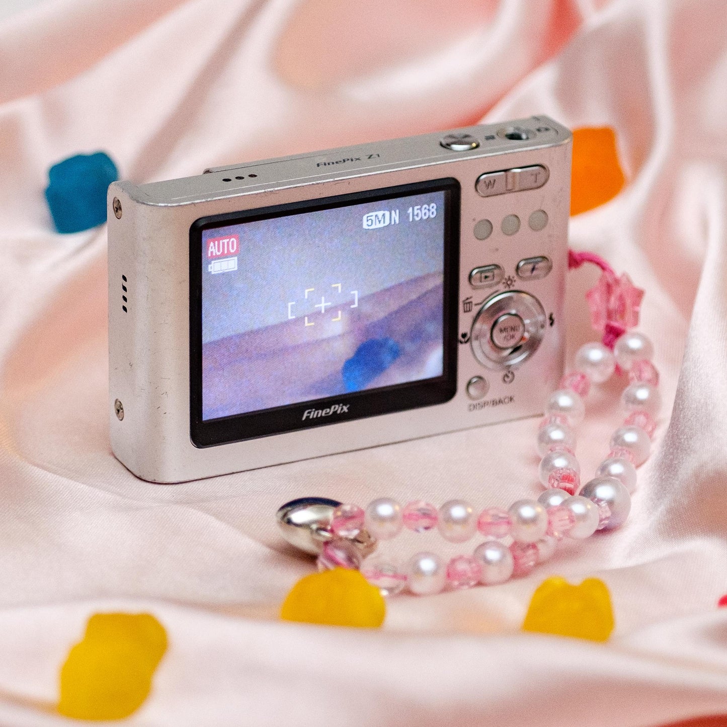 Geniune Fujifilm Finepix Z1 Cute y2k Aesthetic Decorated Digicam PreOwned